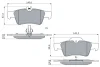 Колодки гальмівні (задні) MB E-class (W211/W212)/S-class (W220/W221) 98- (Ate) 0 986 424 699 BOSCH 0-986-424-699 (фото 4)