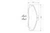 Колодки гальмівні (передні) Ford Ranger 99-12/Mazda B-serie 99-06/BT-50 06- 0 986 424 720 BOSCH 0-986-424-720 (фото 7)