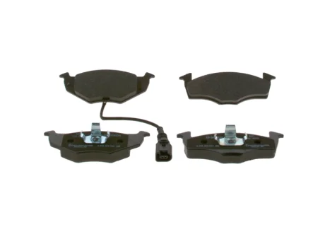 Колодки гальмівні (передні) Skoda Fabia 99-14/VW Polo IV 02-10 (+датчик) 0 986 424 723 BOSCH 0-986-424-723