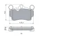 Колодка гальм. диск. AUDI Q7, PORSCHE CAYENNE, VW TOUAREG задн. (вир-во Bosch) BOSCH 0-986-424-741 (фото 5)