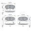 Колодки гальмівні (передні) Opel Frontera 98-04 (Akebono) 0 986 424 760 BOSCH 0-986-424-760 (фото 5)