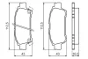 Колодки гальмівні (задні) Toyota Avensis/ Privia 2.0/2.0D 01-09 0 986 424 762 BOSCH 0-986-424-762 (фото 7)