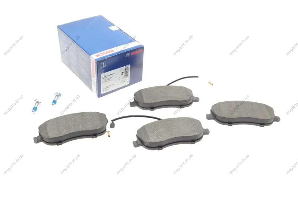 Колодки гальмівні (передні) Citroen C8 02-/Jumpy/Fiat Scudo/Peugeot Expert 95-06/807 02- (+датчики) 0 986 424 789 BOSCH 0-986-424-789 (фото 1)