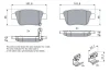 Колодки гальмівні (задні) Toyota Avensis/Corolla 1.6-2.4i 03-09 0 986 424 798 BOSCH 0-986-424-798 (фото 5)