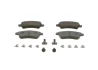 Колодки гальмівні (передні) Citroen Xsara 98-04/Peugeot 206 99- 0 986 424 801 BOSCH 0-986-424-801 (фото 1)
