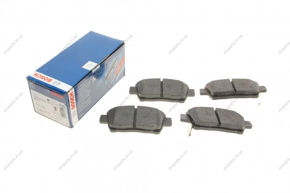 Колодки гальмівні (передні) Toyota Corolla 01-08/Prius 03-09/Yaris 99-05 0 986 424 803 BOSCH 0-986-424-803 (фото 1)