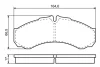 Колодки гальмівні (передні) Iveco Daily III 99-06 0 986 424 833 BOSCH 0-986-424-833 (фото 5)