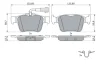 Колодки гальмівні (задні) Alfa Romeo Giulia/Stelvio/Maserati Levante Suv 15- (з датчиком) 0 986 424 848 BOSCH 0-986-424-848 (фото 7)