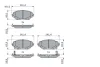 Колодки гальмівні (передні) Toyota C-HR 16- 0 986 424 865 BOSCH 0-986-424-865 (фото 7)