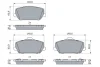 Колодки гальмівні (передні) Hyundai i30/Grandeur/Kia Optima/K5 15- 0 986 424 954 BOSCH 0-986-424-954 (фото 4)