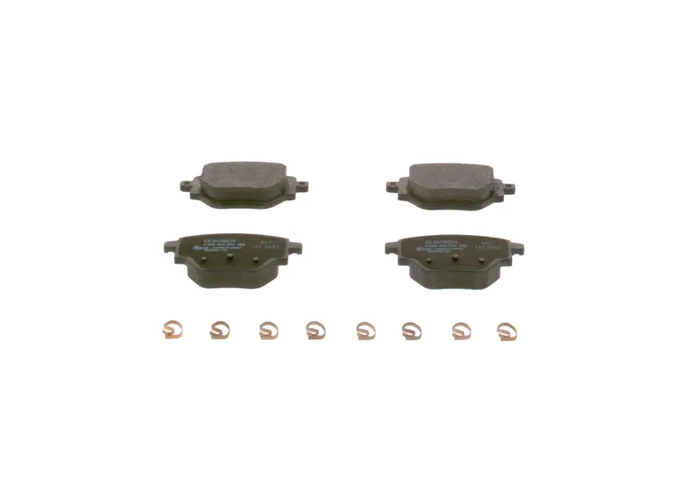 Колодки гальмівні (задні) Citroen C4 Cactus 14-/C-Elysee/Peugeot 301 12-/2008/Opel Corsa F 19- 0 986 424 988 BOSCH 0-986-424-988 (фото 1)