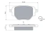 Колодки гальмівні (задні) Citroen C4 Cactus 14-/C-Elysee/Peugeot 301 12-/2008/Opel Corsa F 19- 0 986 424 988 BOSCH 0-986-424-988 (фото 5)