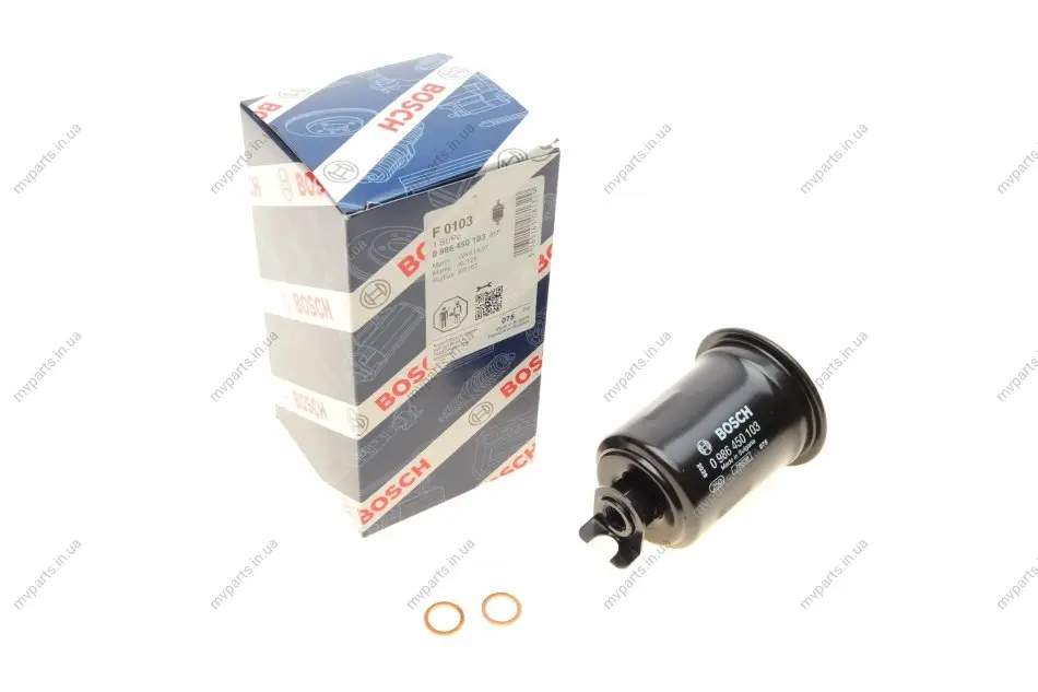 Фільтр паливний Mitsubishi L400 2.4 95-02/Toyota Camry 2.0 83-86 0 986 450 103 BOSCH 0-986-450-103 (фото 1)