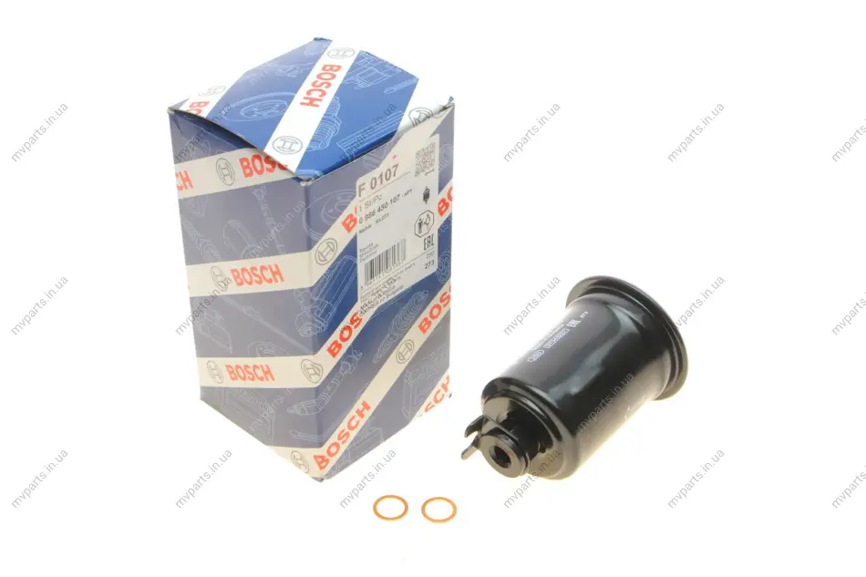 Фільтр паливний Mitsubishi Galant/Toyota Corolla -01 0 986 450 107 BOSCH 0-986-450-107 (фото 1)