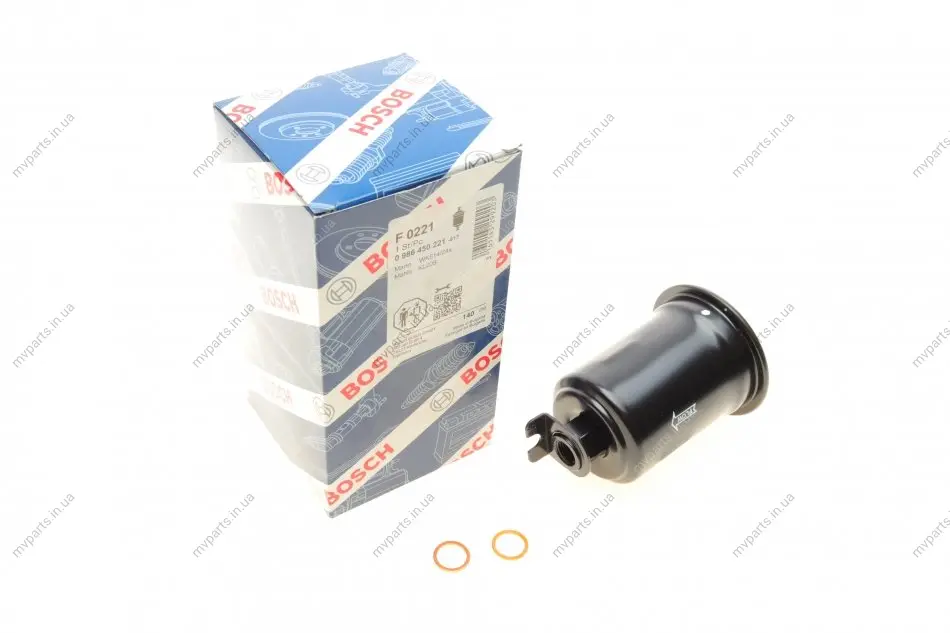 Фільтр паливний Toyota Rav4 2.0 4WD 94-00 0 986 450 221 BOSCH 0-986-450-221 (фото 1)