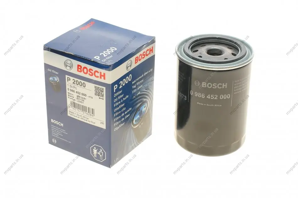 Фільтр масляний Toyota Hiace/Hilux -98 0 986 452 000 BOSCH 0-986-452-000 (фото 1)