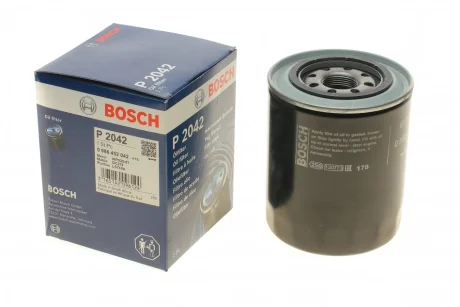 Фільтр масляний Mitsubishi Galant/Lancer 1.8D/TD/2.0D 0 986 452 042 BOSCH 0-986-452-042