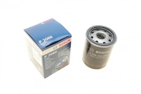 Фільтр масляний Nissan Micra 1.0-1.4i 92-10/ Primera 2.0i 90-96 0 986 452 060 BOSCH 0-986-452-060