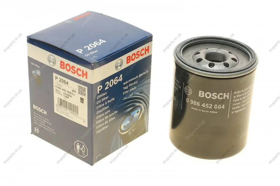 Фільтр масляний Mazda 626 2.0 D 87-97/ Suzuki Grand Vitara 2.0TD 94-03 0 986 452 064 BOSCH 0-986-452-064 (фото 1)