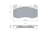 Колодки гальмівні (передні) MB A-class (W177) AMG 19- (M139) 0 986 460 024 BOSCH 0-986-460-024 (фото 5)
