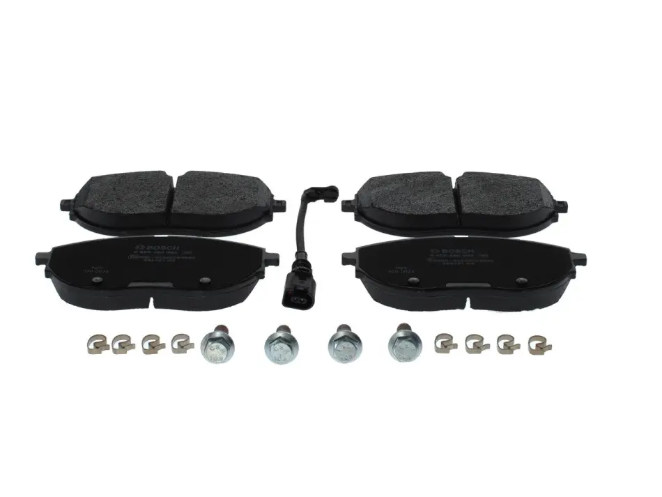 Колодки гальмівні (передні) VW T6 15- (з датчиком) 0 986 460 082 BOSCH 0-986-460-082 (фото 1)