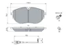 Колодки гальмівні (передні) VW T6 15- (з датчиком) 0 986 460 082 BOSCH 0-986-460-082 (фото 5)