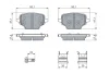 Колодки гальмівні (задні) Opel Combo 18-/Citroen Berlingo/Peugeot Partner 18- 0 986 460 143 BOSCH 0-986-460-143 (фото 5)