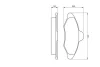 Колодка гальм. диск. FORD ESCORT передн. (вир-во Bosch) BOSCH 0-986-460-949 (фото 5)