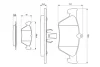 Колодки гальмівні (передні) Opel Omega B 94-00/Vectra A 93-95/Saab 900 93-98 0 986 461 129 BOSCH 0-986-461-129 (фото 4)