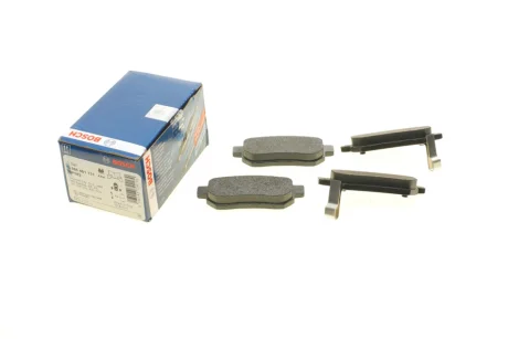 Колодки гальмівні (задні) Honda Civic V/VI 91-01/CRX II/Prelude III 87-92/Rover 93-05 0 986 461 131 BOSCH 0-986-461-131