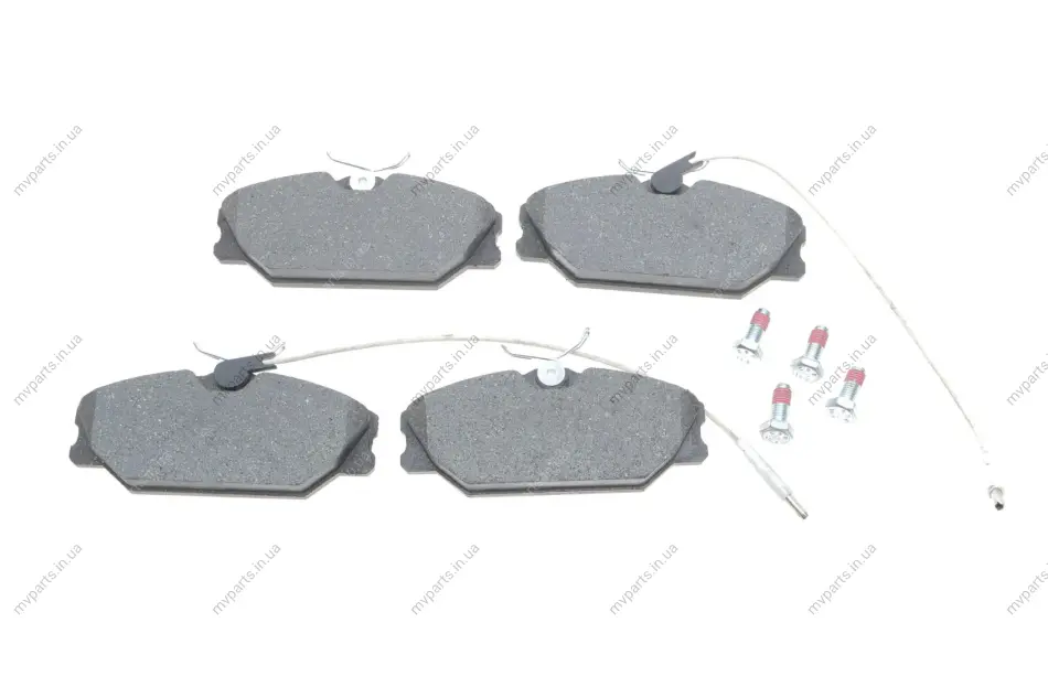 Колодки гальмівні (передні) Renault Laguna I 93-01/Megane I 96-03/Safrane 92-00 (з датчиком) 0 986 461 765 BOSCH 0-986-461-765 (фото 1)