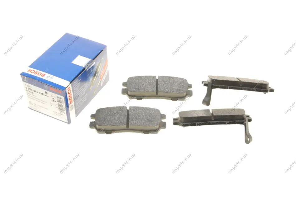 Колодки гальмівні (задні) Mitsubishi Pajero 90-01/ L400 94-05 0 986 461 768 BOSCH 0-986-461-768 (фото 1)