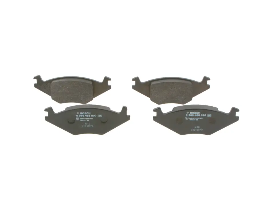 Колодки гальмівні (передні) Seat Cordoba/Ibiza 94-02/VW Golf/Jetta/Polo 81-94 0 986 468 890 BOSCH 0-986-468-890 (фото 1)