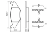 Колодки гальмівні (передні) Seat Cordoba/Ibiza 94-02/VW Golf/Jetta/Polo 81-94 0 986 468 890 BOSCH 0-986-468-890 (фото 7)
