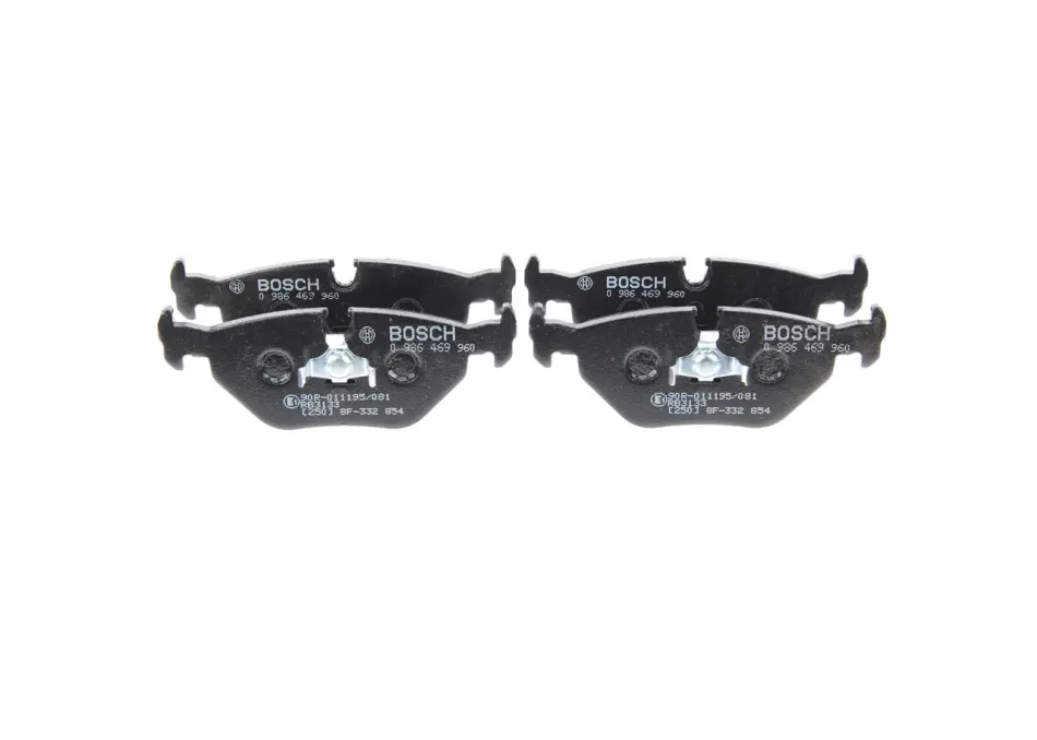 Колодка гальм. диск. BMW 3 (E30, E36) задн. (вир-во Bosch) BOSCH 0-986-469-960 (фото 1)