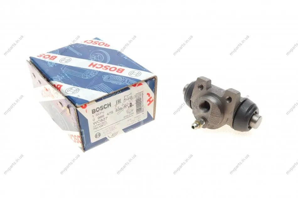 Циліндр гальмівний (задній) Citroen Berlingo/Xsara Picasso/Peugeot Partner 96- (d=22.2mm) 0 986 475 836 BOSCH 0-986-475-836 (фото 1)