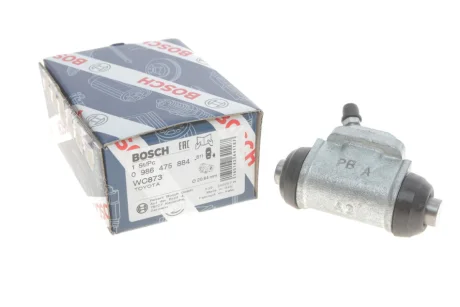 Циліндр гальмівний (задній) Toyota Avensis 97-03 (R) (d=20.64mm) 0 986 475 884 BOSCH 0-986-475-884