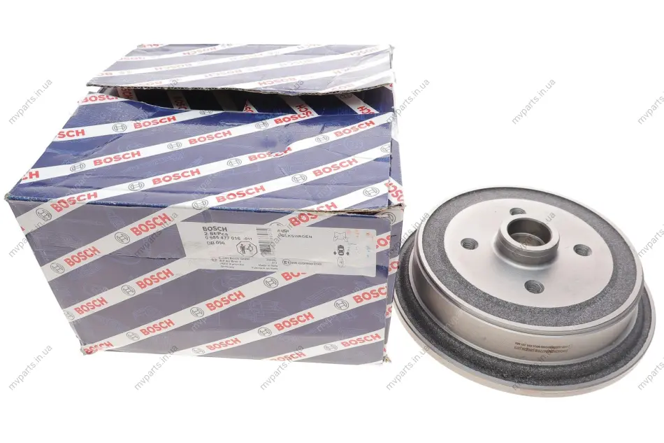 Барабан гальмівний (задній) Audi 80/90/Coupe 80-91 (108x52) 0 986 477 016 BOSCH 0-986-477-016 (фото 1)