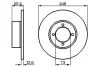 Диск гальмівний (передній) Opel Kadett/Astra F 75-99 (246x12.5) 0 986 478 082 BOSCH 0-986-478-082 (фото 1)