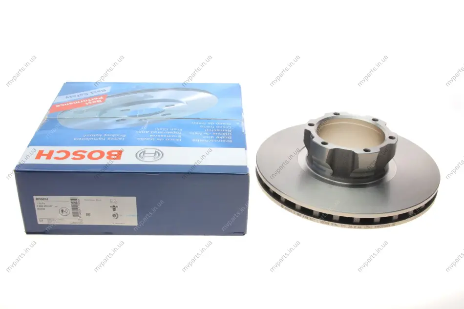 Диск гальмівний (передній) MB Vario 17.5" (323.8x30) (вент.) 0 986 478 407 BOSCH 0-986-478-407 (фото 1)