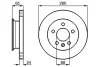 Диск гальмівний (передній) VW T4 1.9D/2.5 TDI 90-03 (280x24) 0 986 478 548 BOSCH 0-986-478-548 (фото 5)