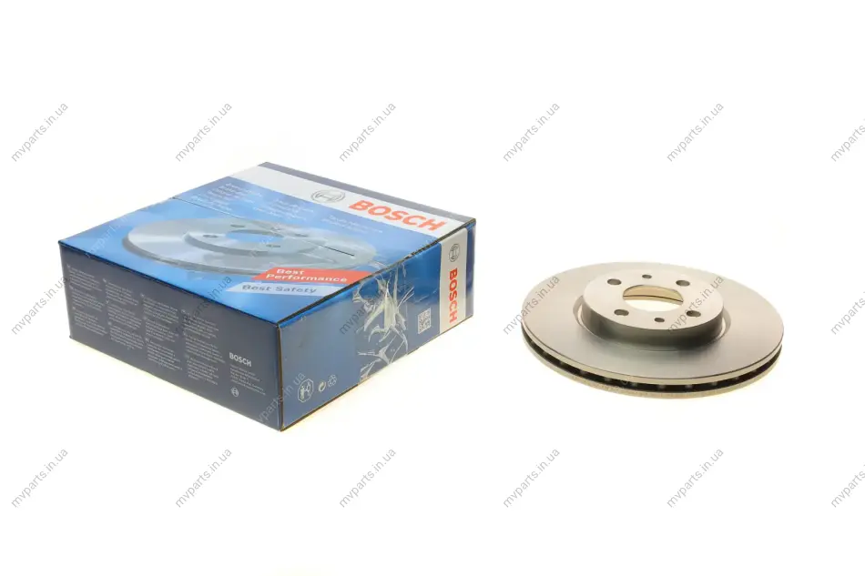 Диск гальмівний (передній) Citroen Nemo/Peugeot Bipper 08- (258x22) 0 986 478 639 BOSCH 0-986-478-639 (фото 1)