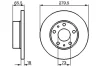 Диск гальмівний (передній) Citroen Jumper/Fiat Ducato/Peugeot Boxer 94-02 (280x18) 0 986 478 843 BOSCH 0-986-478-843 (фото 5)