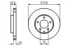 Диск гальмівний (передній) Mazda 626/6 97-13/Premacy 1.8/2.0 99-05 (273.5x24) 0 986 479 034 BOSCH 0-986-479-034 (фото 5)
