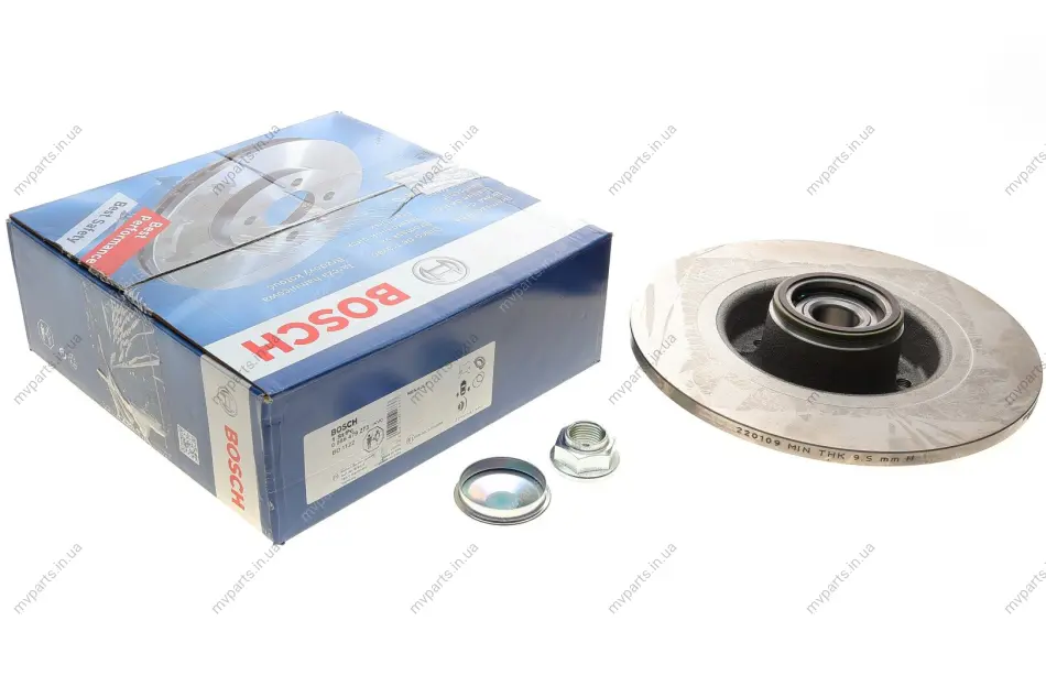 Диск гальмівний (задній) Renault Laguna II/Scenic II (274x11) (+ABS) з підшипником 0 986 479 273 BOSCH 0-986-479-273 (фото 1)