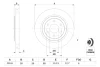 Диск гальмівний (передній) Nissan Navara/ Pathfinder III 05- (295.6x28) 0 986 479 356 BOSCH 0-986-479-356 (фото 4)