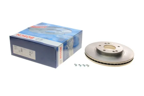 Диск гальмівний (передній) Hyundai Tucson/i30 2.0 CRDi 04-/Kia Cee\'d 06- (280x26) 0 986 479 368 BOSCH 0-986-479-368
