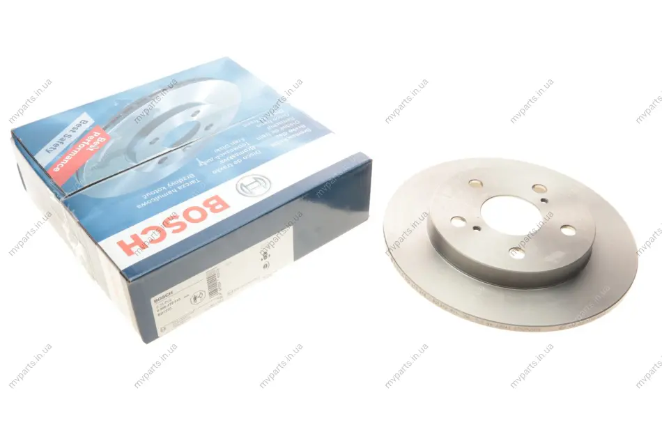 Диск гальмівний (задній) Toyota Auris/ Corolla 06- (259x9) 0 986 479 418 BOSCH 0-986-479-418 (фото 1)