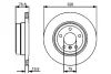 Диск гальмівний (задній) BMW X5 (E70/F15) 07- (320x20) M57/N20/N47/N52/N55/N57 0 986 479 442 BOSCH 0-986-479-442 (фото 4)