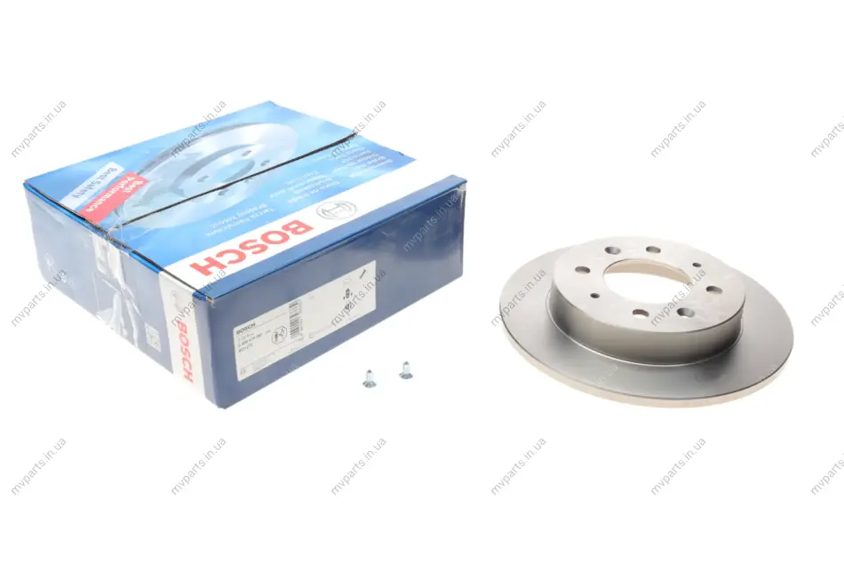 Диск гальмівний (задній) Kia Cerato 1.5-2.0 04-09 (258x10) 0 986 479 462 BOSCH 0-986-479-462 (фото 1)